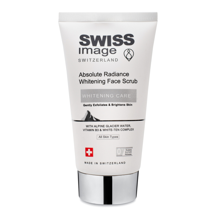  Swiss Image Осветляющий скраб для лица выравнивающий тон кожи 150 мл