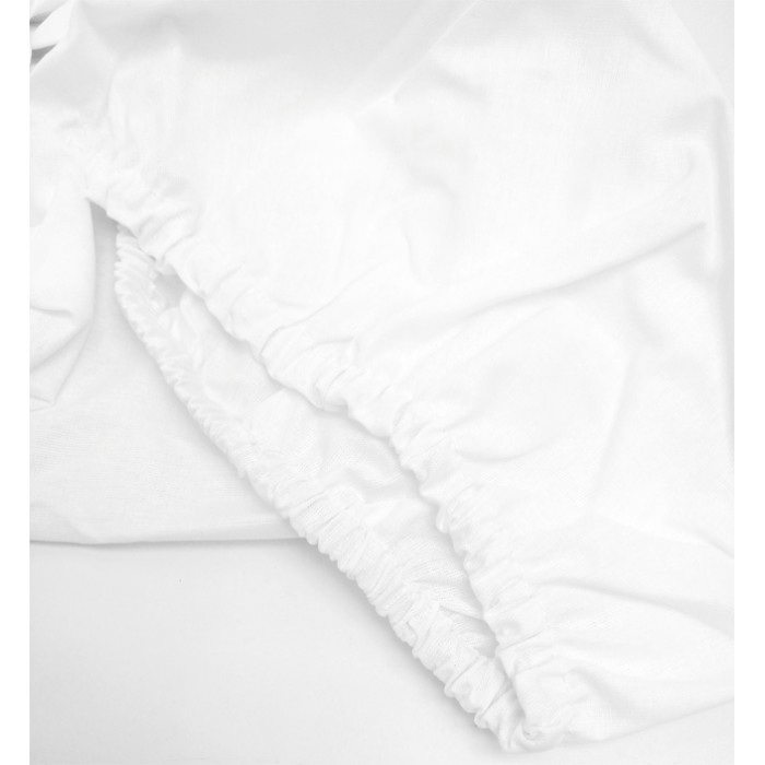  Italbaby Простыня на резинке для кровати Oval 70х140 см - Белый