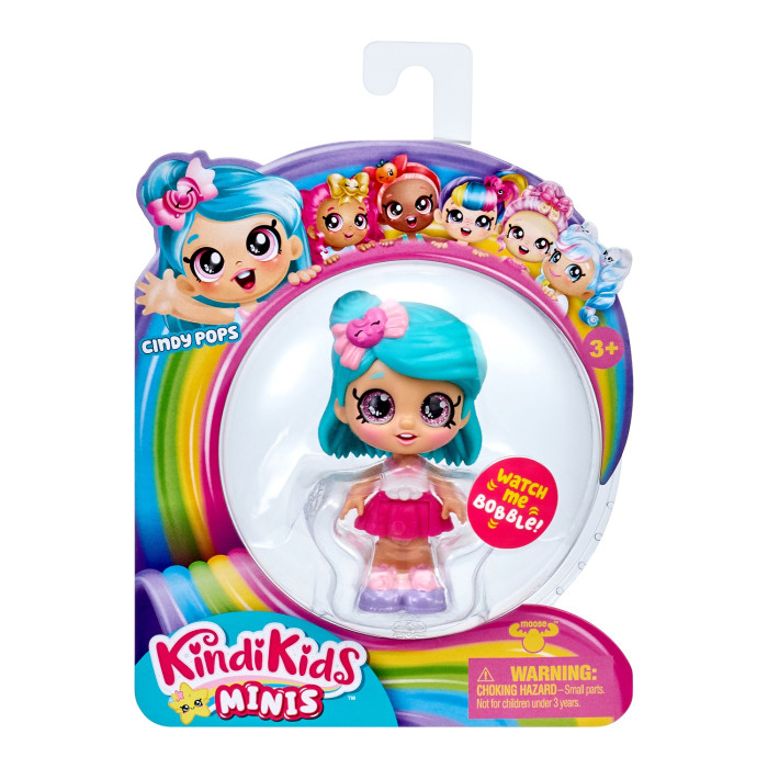 фото Kindi kids игрушка мини-кукла синди попс