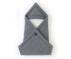 Pituso Конверт-одеяло вязаный 80x80 см - Серый