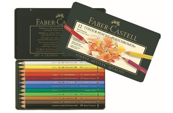 

Faber-Castell Цветные карандаши Polychromos набор цветов 12 шт., Цветные карандаши Polychromos набор цветов 12 шт.