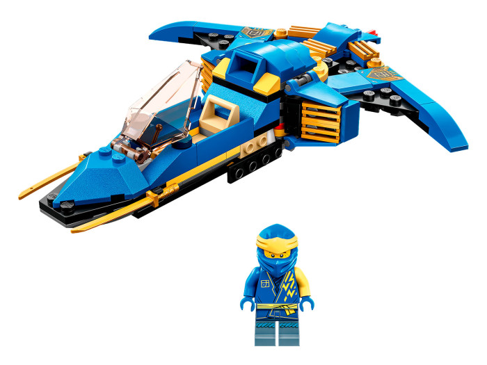Конструктор Lego Ninjago Самолет-молния ЭВО Джея (146 деталей)