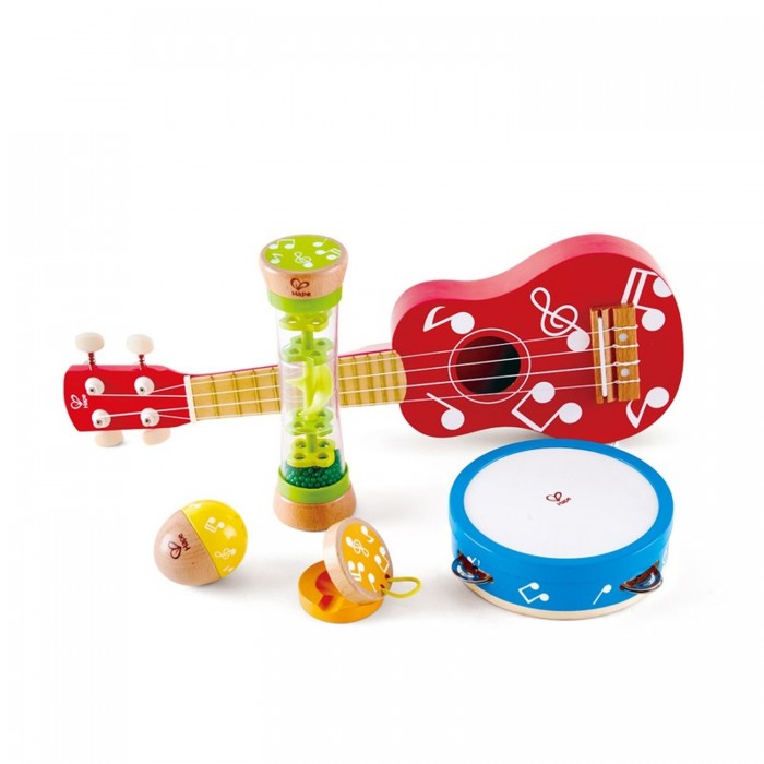 Музыкальный инструмент Hape набор Мини группа набор музыкальных игрушек мини группа hape e0339 hp