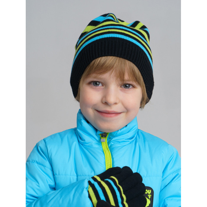 Шапки, варежки и шарфы Playtoday Шапка для мальчика 12212040 цена и фото