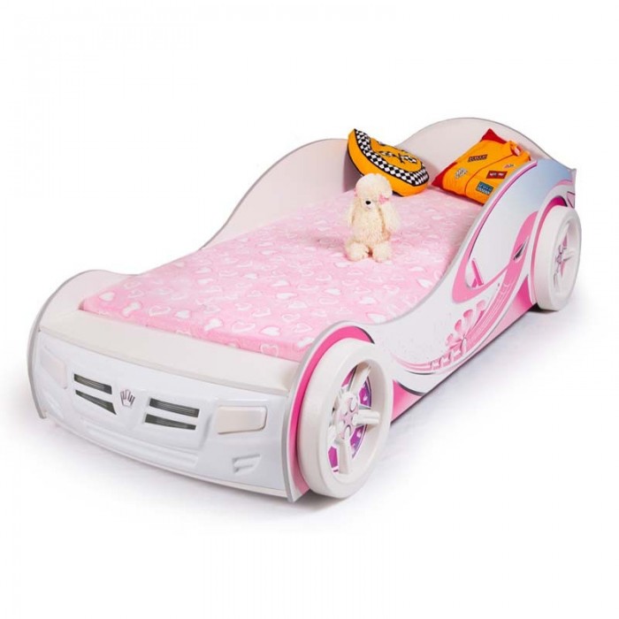 Подростковая кровать ABC-King машина Princess 190x90 см подростковая кровать abc king princess со стразами сваровски 190x120 см