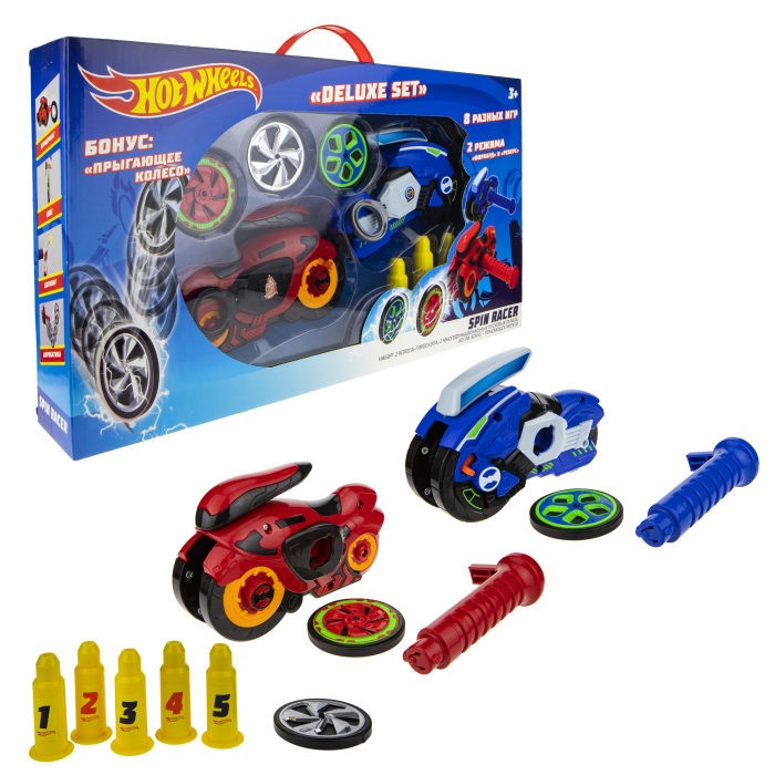 

Hot Wheels Игрушка Spin Racer Deluxe Set, Игрушка Spin Racer Deluxe Set