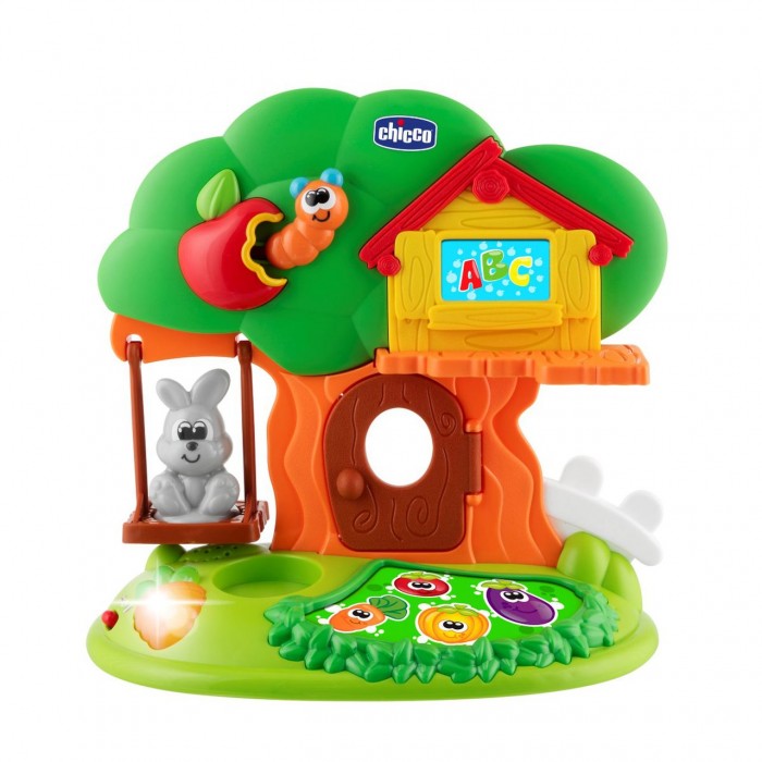 Электронные игрушки Chicco Говорящий домик Bunny House игрушка рукавичка мягкая chicco зайчик 0м