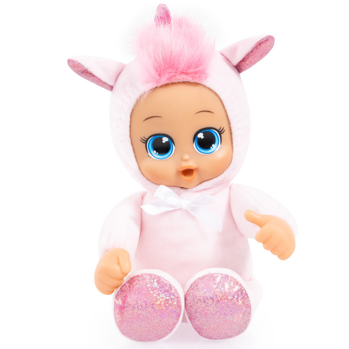 цена Куклы и одежда для кукол Bayer Desing Малыш Забавный единорог 30 см