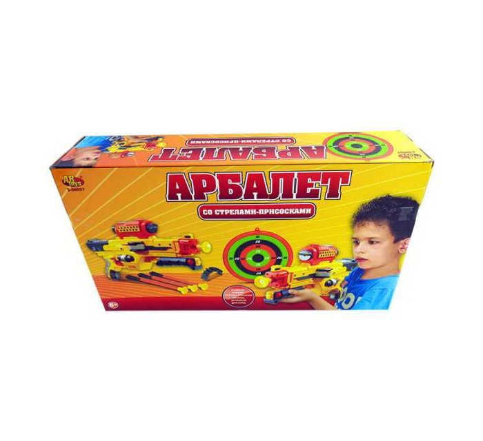 ABtoys Арбалет со стрелами на присосках S-00057 лук со стрелами на присосках s s toys игрушка