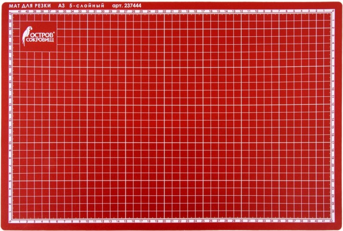 фото Остров сокровищ коврик двусторонний для резки 5-ти слойный а3 45х30 см