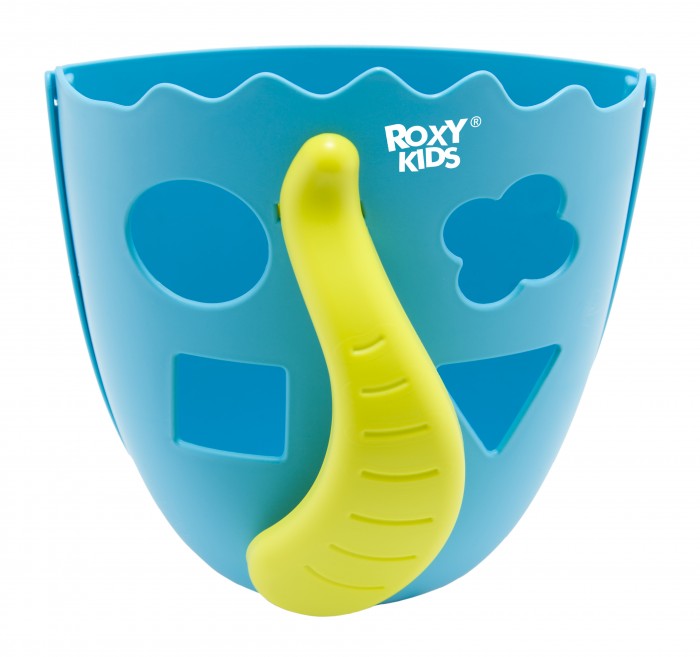 цена Аксессуары для ванн ROXY-KIDS Органайзер-сортер для игрушек в ванную DINO