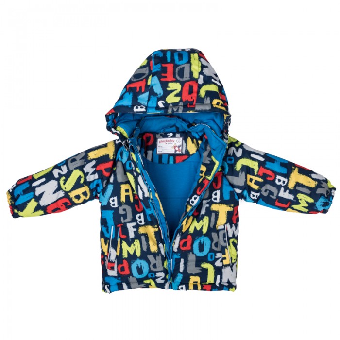 Playtoday Куртка детская текстильная для мальчиков Веселый алфавит 377001 - фото 1