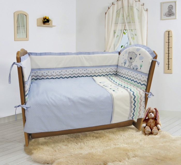Комплекты в кроватку Sonia Kids Бип-Бип (6 предметов) 209038 комплекты в кроватку sonia kids лунные сны 7 предметов
