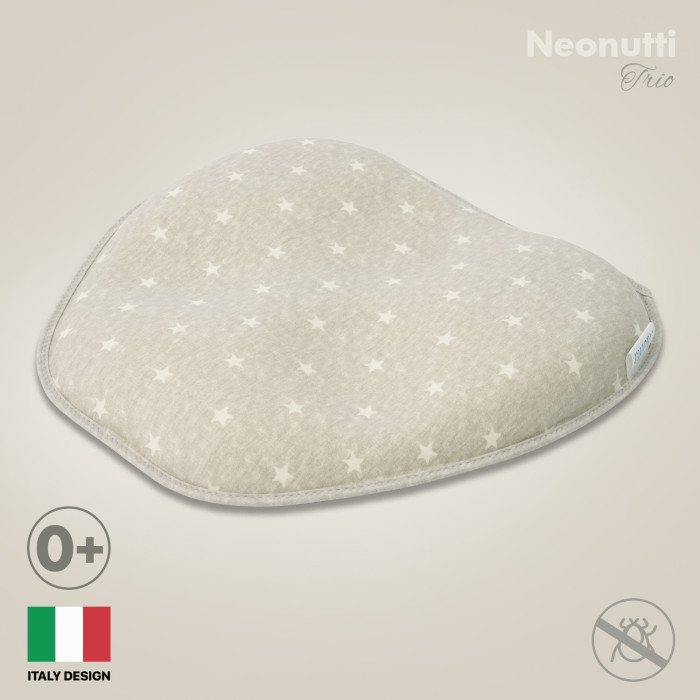 Nuovita Подушка для новорожденного Neonutti Trio Dipinto самокат трехколесный y scoo rt trio diamond 120 kaleidoscope blue