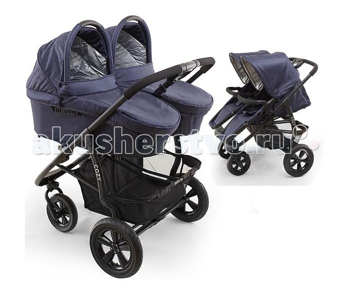 Cozy Прогулочная коляска для двойни Duo
