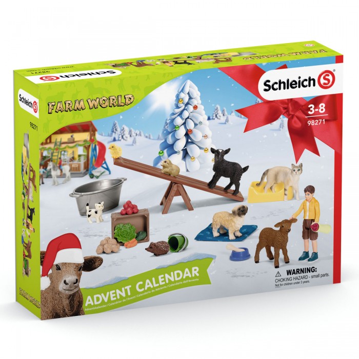 

Schleich Рождественский календарь Farm World 2021, Рождественский календарь Farm World 2021
