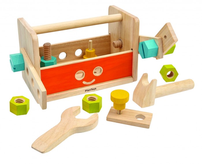 Деревянные игрушки Plan Toys Ящик для инструментов Робот