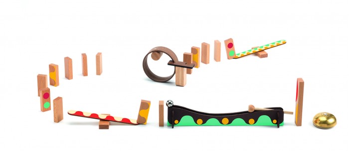 Деревянные игрушки Djeco Конструктор - ЗигнГоу (25 деталей) деревянные игрушки bino конструктор 84195 30 деталей