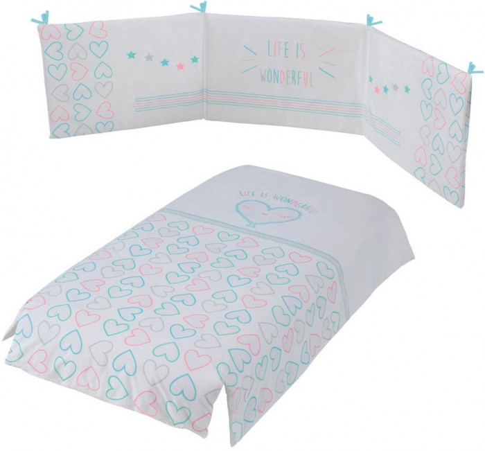 Комплекты в кроватку Micuna Бортик и покрывало Wonderful комплекты в кроватку micuna покрывало и бортики indie 140x70