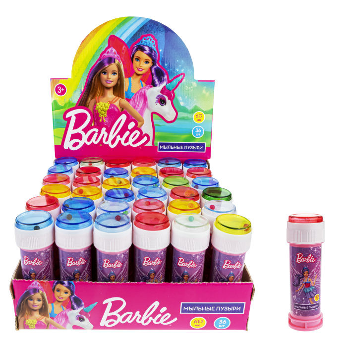  1 Toy Мыльные пузыри Barbie 60 мл