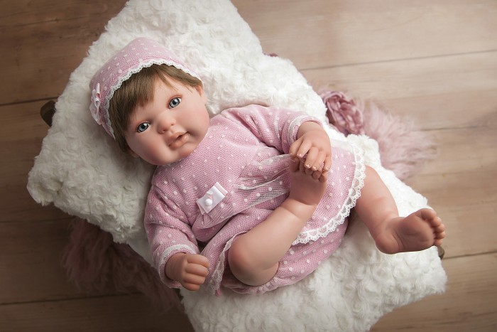 

Arias ReBorns Пупс новорождённый Lucia 45 см, ReBorns Пупс новорождённый Lucia 45 см