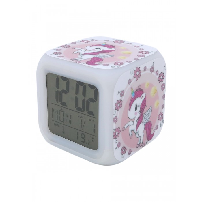 Часы Mihi Mihi Будильник Единорог с подсветкой №14