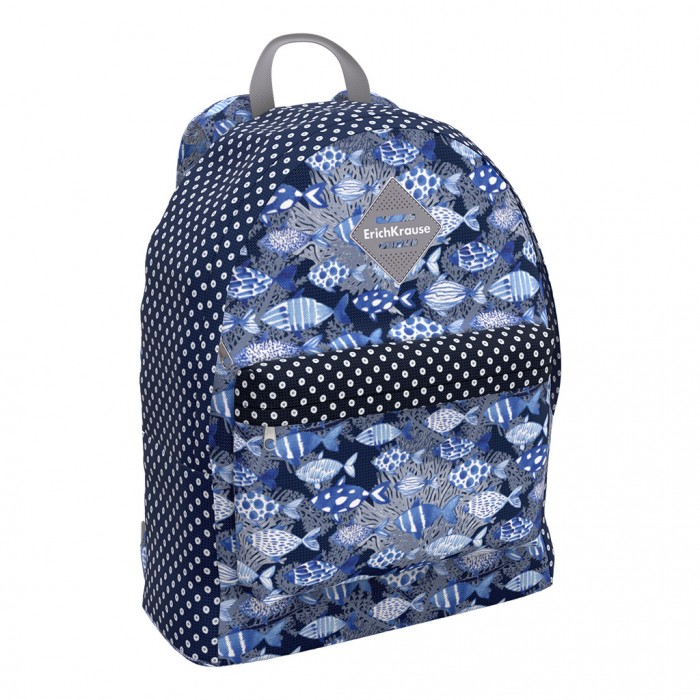 

ErichKrause Рюкзак EasyLine Fish and Dots, Рюкзак EasyLine Fish and Dots