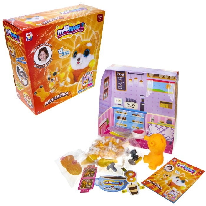 

1 Toy Пуш-Плюш Набор для творчества Милайка, Пуш-Плюш Набор для творчества Милайка