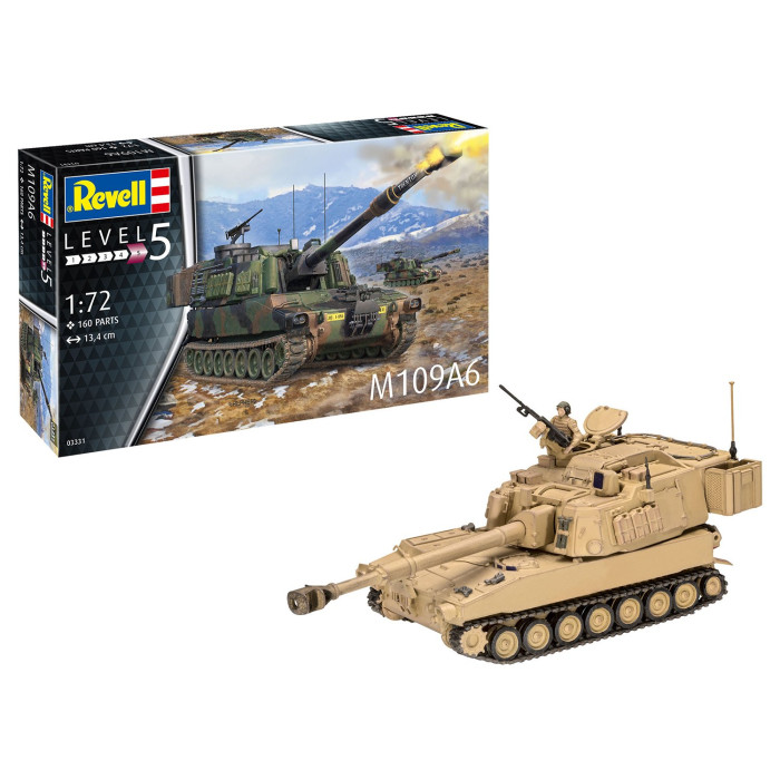 

Revell Американская самоходная артиллерийская установка M109A6, Американская самоходная артиллерийская установка M109A6