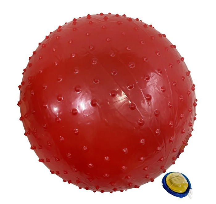 X-Match Мяч массажный с шипами Фитнес 55 см 64922 - фото 1