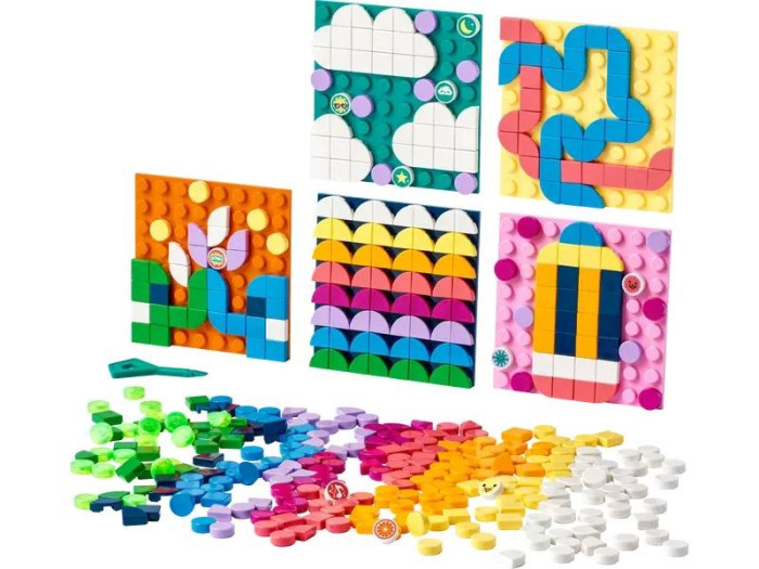 Конструктор Lego Dots Adhesive Patches Mega Pack (486 деталей) lego dots конструктор браслет и бирка для сумки неоновый тигр