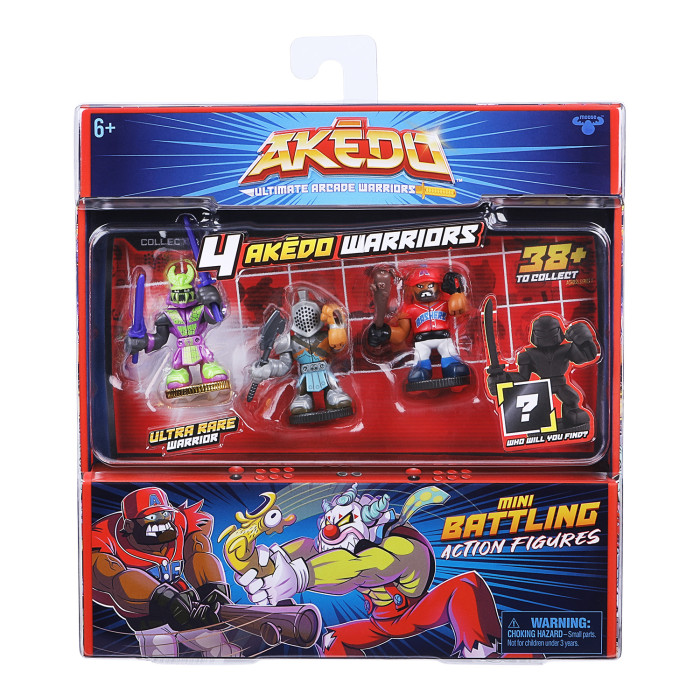 

Akedo Коллекционный игровой набор 4 фигурки, Коллекционный игровой набор 4 фигурки