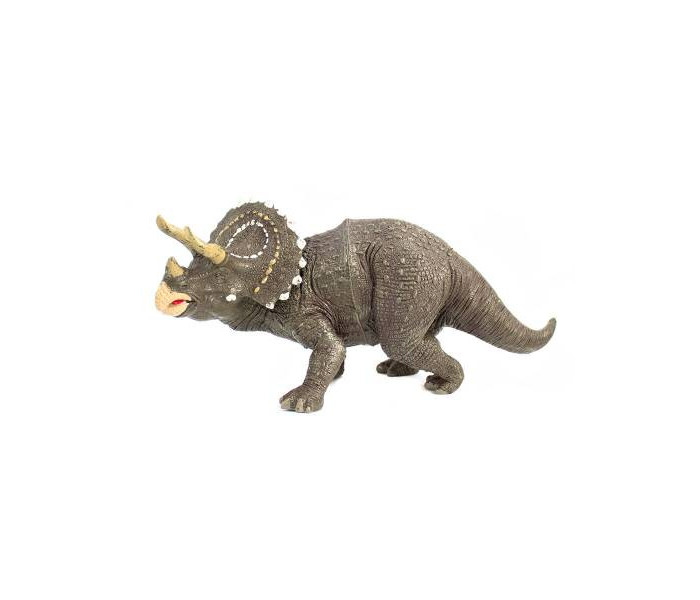 фото Hti фигурка динозавра dino world трицератопс 28 см
