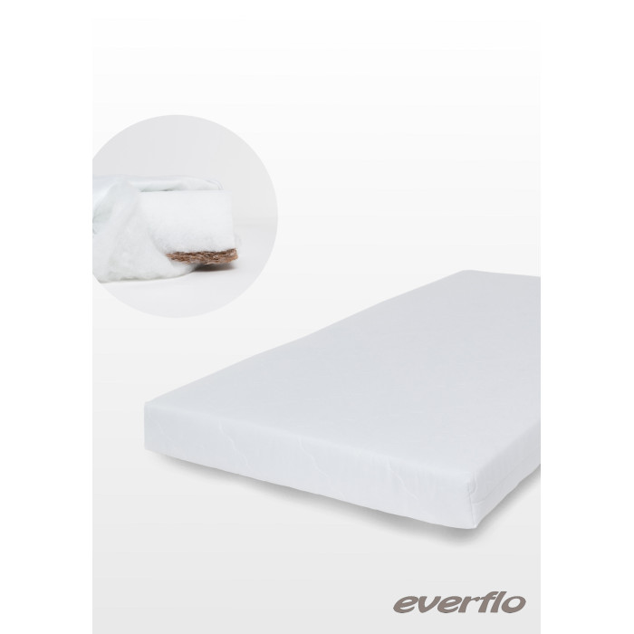Матрас Everflo Eco Jacquard EV-01 120х60х9 см матрас everflo в кроватку ellipse ev 38 simple 125х75 см