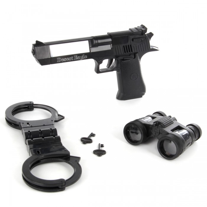 Игрушечное оружие Veld CO Набор полицейского 82553 набор полицейского c автоматом наручниками свистком и биноклем veld co
