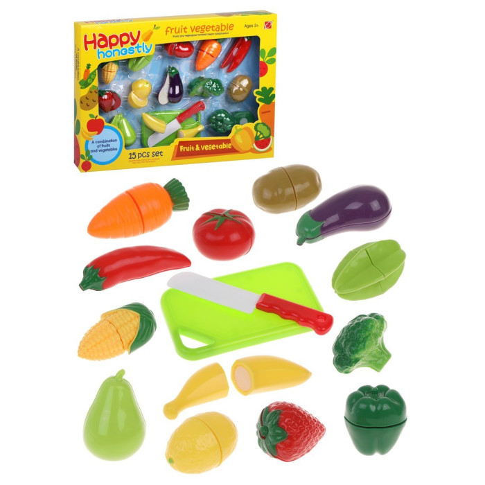 

Наша Игрушка Игровой набор Продукты (15 предметов), Игровой набор Продукты (15 предметов)
