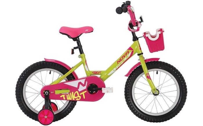 

Велосипед двухколесный Novatrack Twist 12" с корзиной, Twist 12" с корзиной