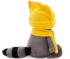 Мягкая игрушка 111111  Енотик Дэнни шапка-котёнок 20 см - Orange Енотик Дэнни шапка-котёнок 20 см