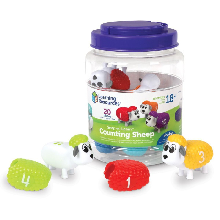 Развивающие игрушки Learning Resources Разноцветные овечки развивающие игрушки learning resources ёжик спайк 14 элементов