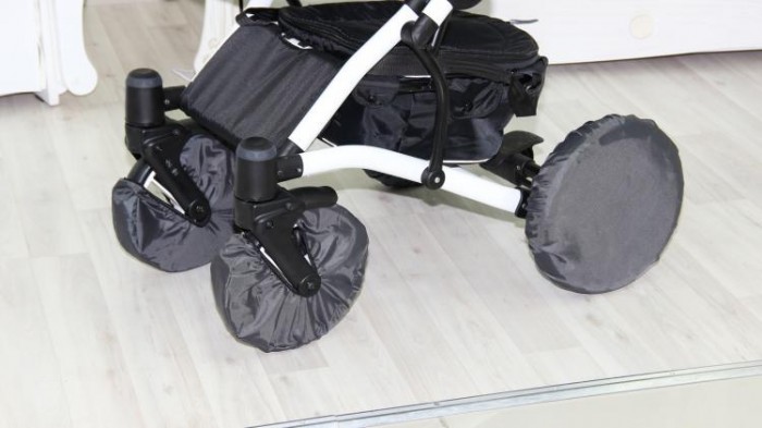 Чехлы набор на 4 колеса защита от грязи на поворотные колеса для детской коляски