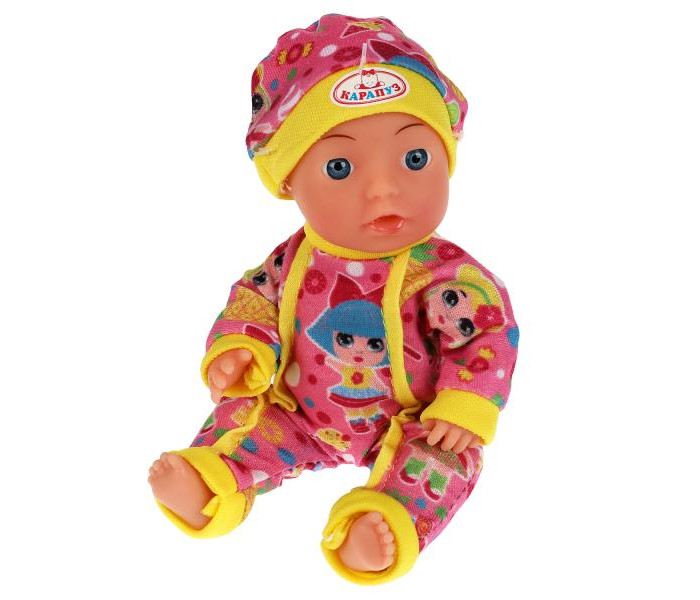 Куклы и одежда для кукол Карапуз Пупс без озвучки Сашенька 15 см Y15BB-DPG-21-RU