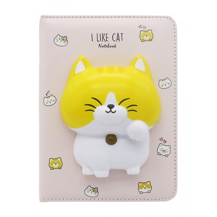 

Mihi Mihi Блокнот со сквишем Котик I Like Cat А5, Блокнот со сквишем Котик I Like Cat А5