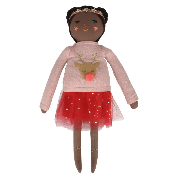 цена Куклы и одежда для кукол MeriMeri Кукла рождественская Холли