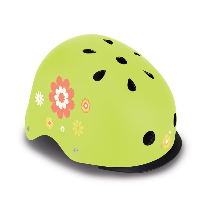 Шлемы и защита Globber Шлем Elite Lights Цветы аксессуары для транспорта globber габаритный фонарь