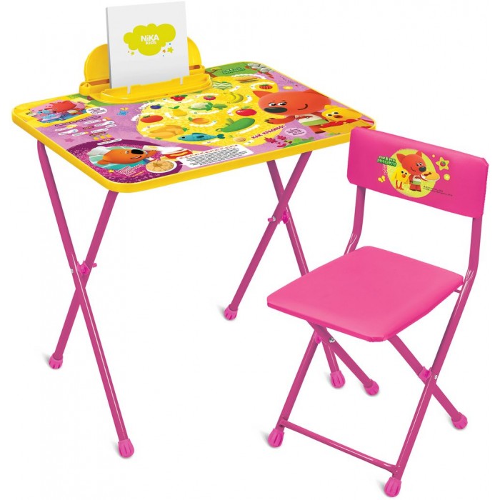 Детские столы и стулья Ника Детский комплект мебели МиМиМишки с лисичкой детские столы и стулья ника набор мебели тачки
