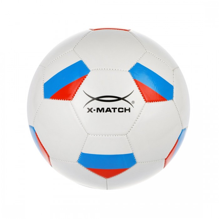 Мячи X-Match Мяч футбольный 1 слой PVC Россия размер 5 официальный футбольный тренировочный мяч для матча футбольный мяч для матча