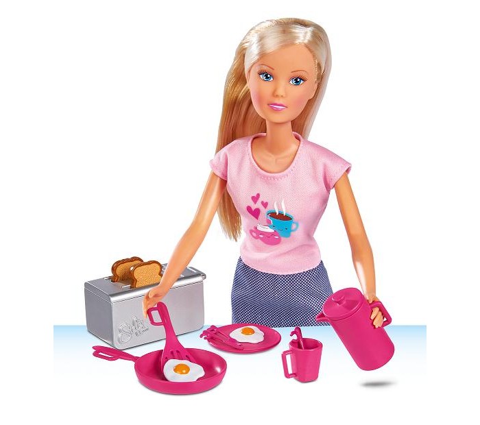 цена Куклы и одежда для кукол Simba Кукла Завтрак у Штеффи 29 см