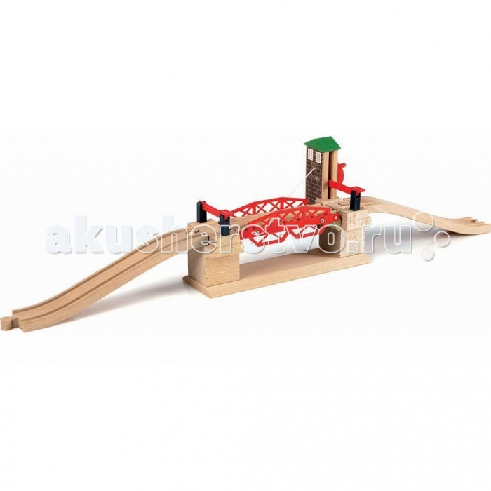 

Brio Набор деталей для железной дороги Разводной мост 3 детали, Набор деталей для железной дороги Разводной мост 3 детали