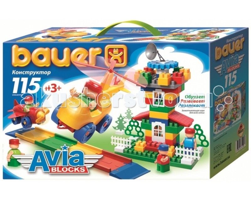 

Конструктор Bauer Avia 115 деталей, Avia 115 деталей