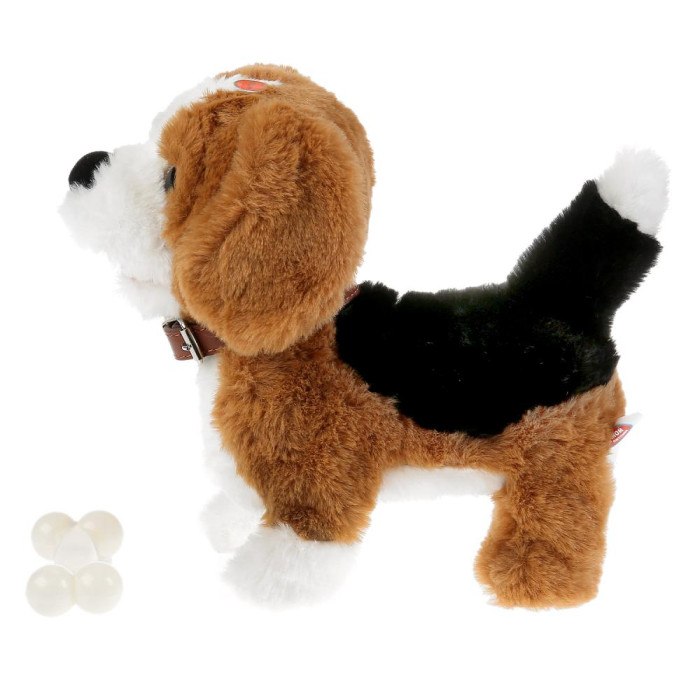 Интерактивные игрушки Мой питомец щенок Джим с косточкой 22 см мягкая интерактивный щенок с бантиками 25 см
